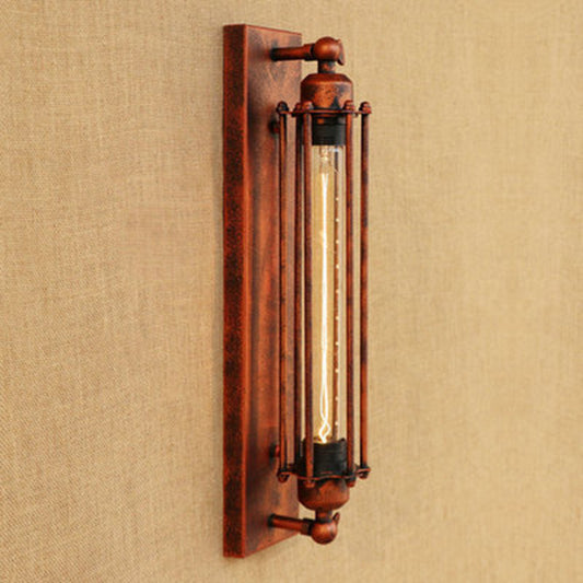 Lámpara de Pared Estilo Industrial Retro con Tubo de Cristal - Image 2