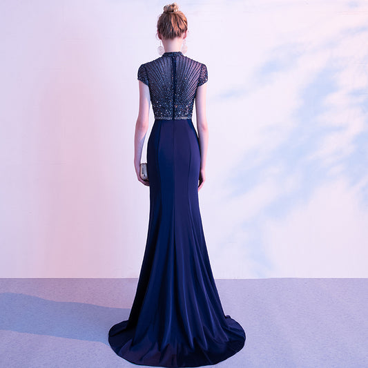 Vestido de Noche Diamante para Mujer - Elegancia Banquete - Image 2