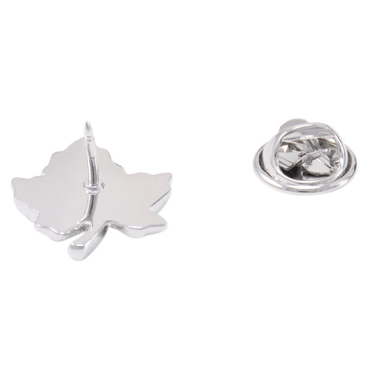 Broche de Plata con Hoja - Alfiler de Cuello Elegante - Image 2