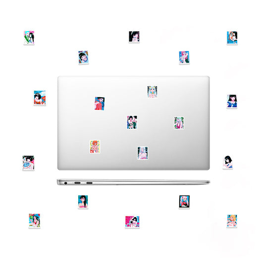 Funda Personalizada para Celular con 50 Stickers Doodle Estilo Niña - Image 2