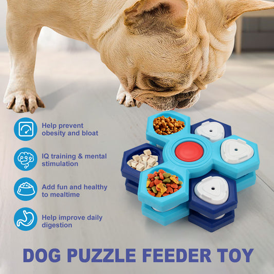 Comedero Puzzle Interactivo de 4 Capas para Perros - Comedero Lento Antideslizante - Image 2