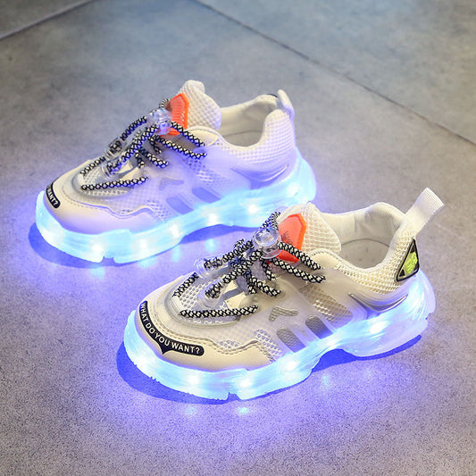 Zapatillas Deportivas con Luz LED para Niñas - Carga USB - Image 2