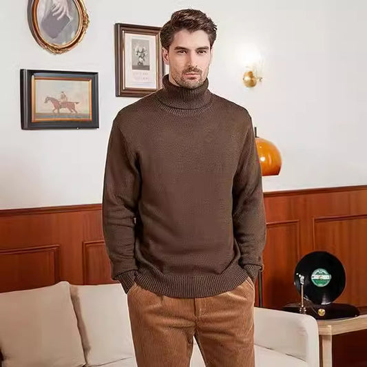 Suéter Cuello Redondo para Hombre - Perfecto para Otoño e Invierno - Image 2