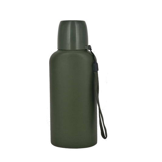 Termo Plano de Acero Inoxidable 304 Portátil para Exteriores - Image 2