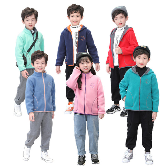 Conjunto de Abrigo Polar con Capucha para Niños - Image 2