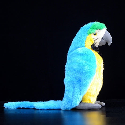 Peluche Guacamayo Realista con Detalles en Vidrio - Juguete Suave y Decorativo - Image 2