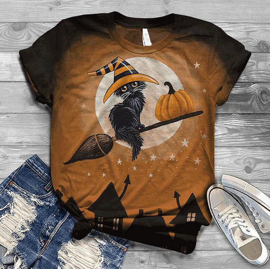 Playera Retro Halloween Unisex - Diseño Clásico para Hombre y Mujer - Image 2