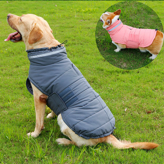 Abrigo Impermeable para Perros Grandes - Trinchera Térmica Corgi y Razas Medianas - Image 2