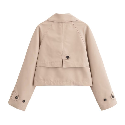 Gabardina Francesa Elegante para Mujer - Abrigo de Manga Larga Estilo Europeo - Image 2