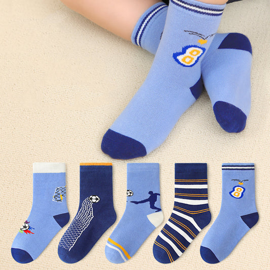 Calcetines Sueltos de Algodón para Niños - Otoño e Invierno - Image 2