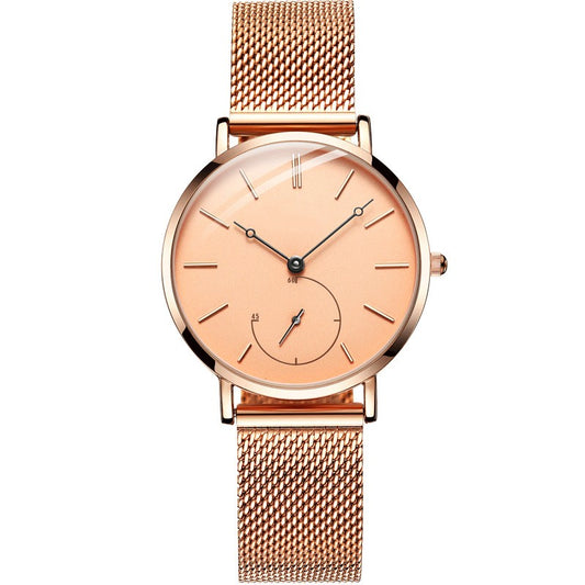 Reloj de Cuarzo Impermeable con Esfera Pequeña para Mujer - Image 2