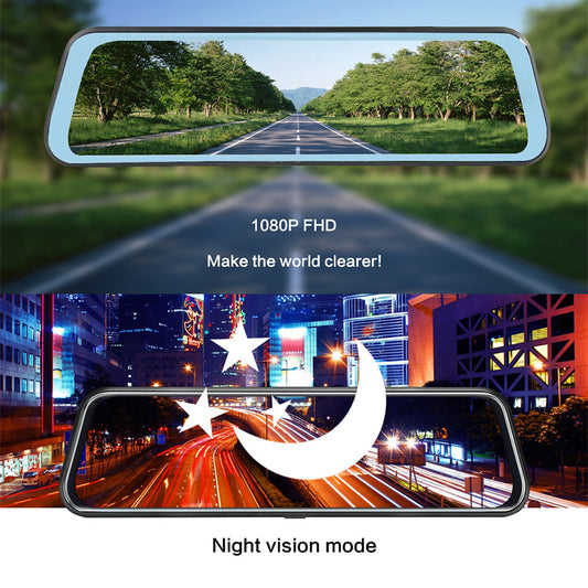 Espejo Retrovisor con Cámara Dashcam Dual Frontal y Trasera - Image 2