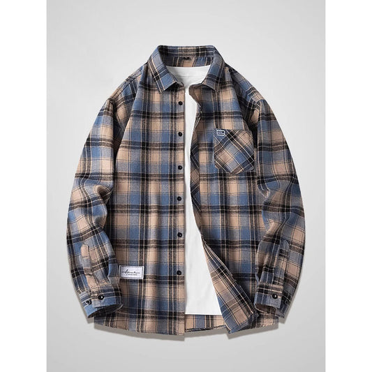Camisa de Cuadros Manga Larga para Hombre - Marca Americana - Image 2