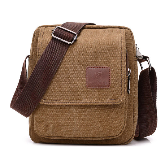 Bolsa de Lona para Hombre - Mochila Bandolera de Estilo Casual - Image 2