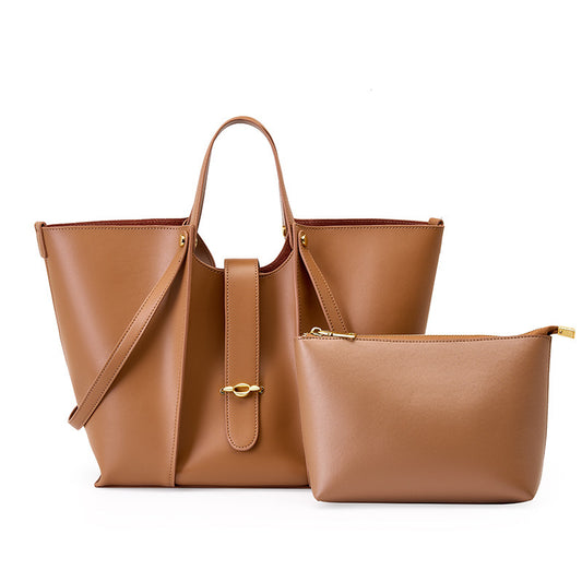 Bolso Tote de Cuero Genuino Grandes Dimensiones para Mujer - Image 2