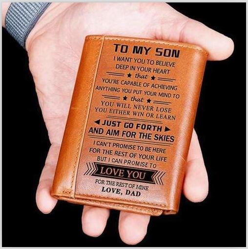 Billetera de Cuero para Hombre con Grabado Láser Personalizado - Image 2