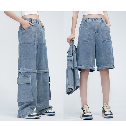 Jeans Desmontables Estilo Utilitario para Hombre y Mujer - Image 2