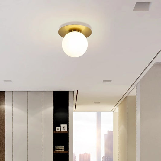 Lámparas de Pared Nórdicas Personalizadas con Esferas de Vidrio para Dormitorio y Sala - Image 2