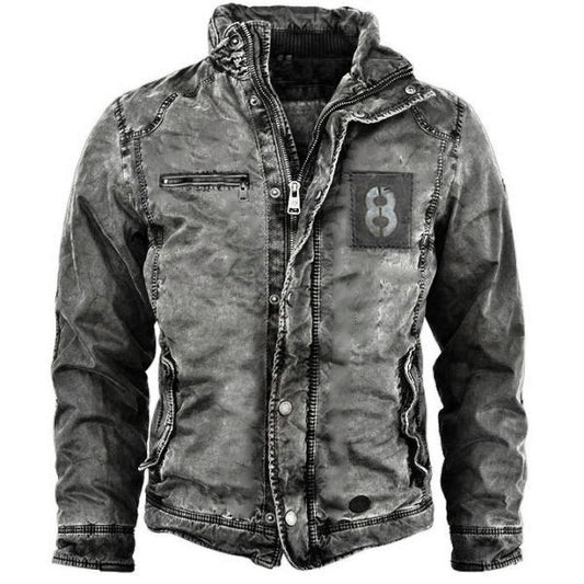 Chaqueta Militar Cuello Alzado Joven Lavada - Uso Exterior - Image 2