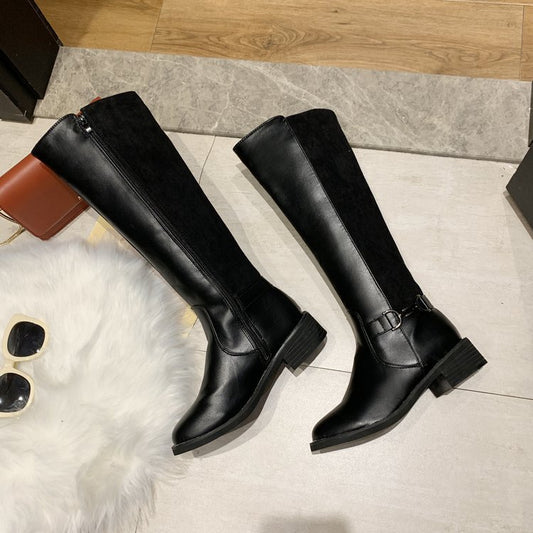 Botas Altas Bicolor para Otoño e Invierno - Image 2