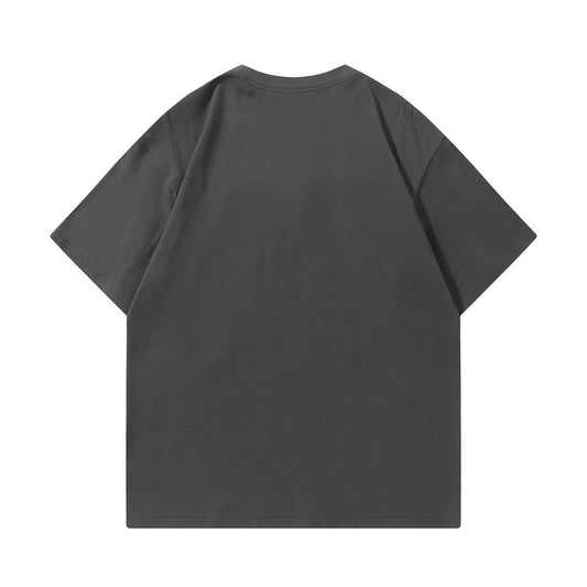 Camiseta Manga Corta Estampado Gótico Alfabeto Graffiti Dark Street - Image 2