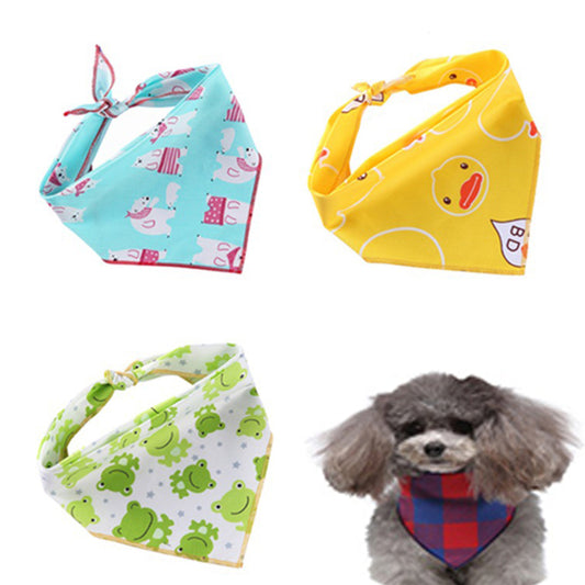 Pañoleta Ajustable para Perros y Gatos - Babero Triangular de Algodón Suave - Image 2