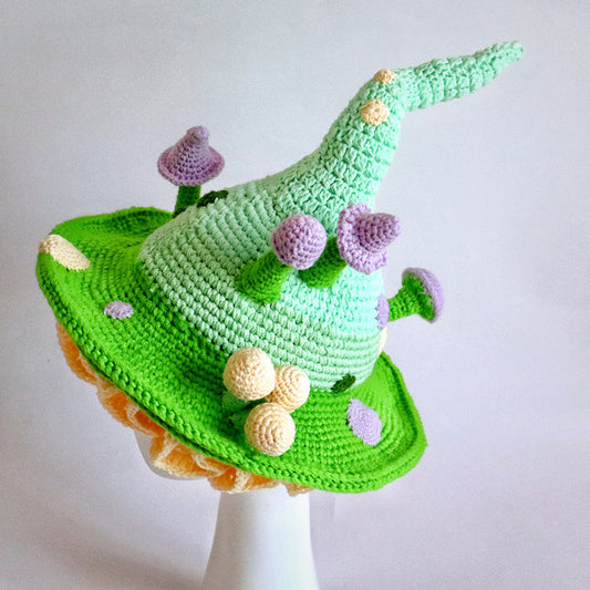 Gorro de Lana Tejida con Ala Ancha Creativa - Image 2