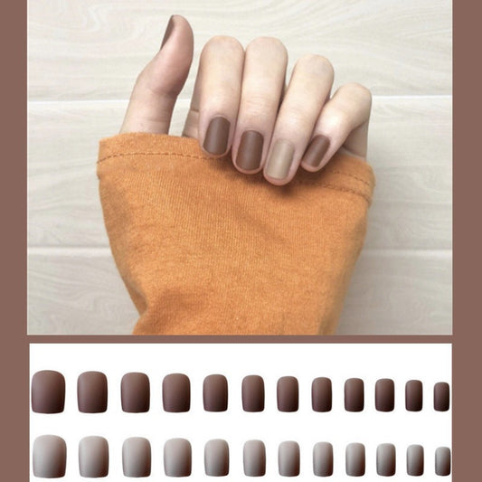 Kit de Uñas Postizas Desmontables Efecto Llama Azul - Diseño Europeo - Image 2