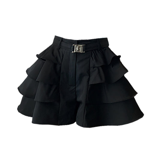 Falda Corta Pata de Gallo para Mujer Talla Petite - Image 2