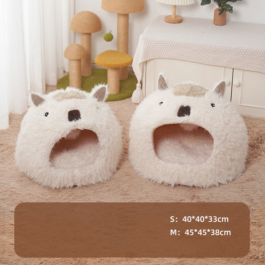 Cama Térmica Acogedora para Gatos y Perros - Refugio Cálido Invierno - Image 2