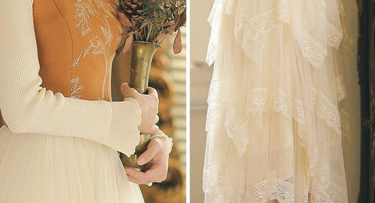 Vestido Tejido con Detalle de Encaje y Delantal Cosido - Image 2