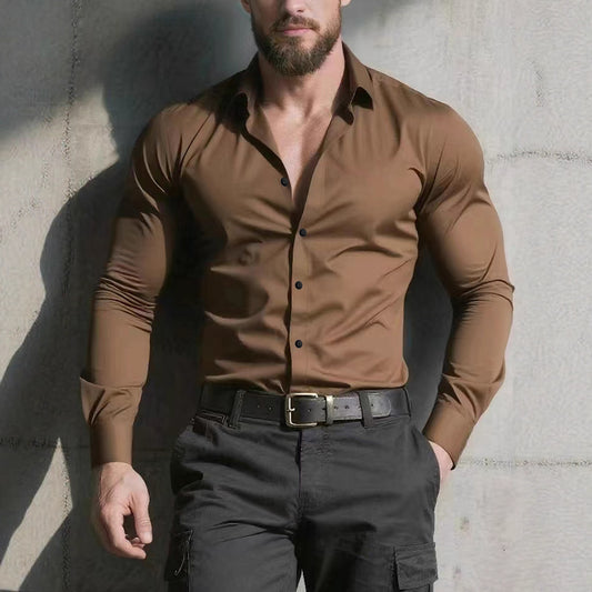 Camisa Casual de Manga Larga para Hombre - Image 2