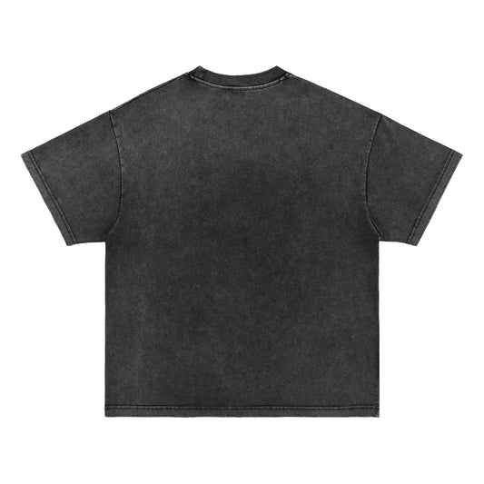 Camiseta Estampada Desgastada para Hombre - Image 2
