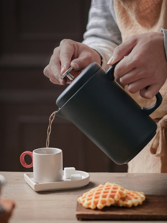 Cafetera de Presión Francesa con Filtro de Leche - Image 2