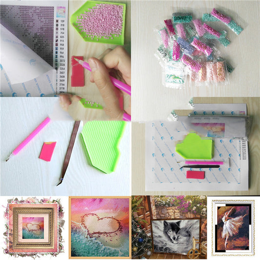 Pintura de Diamantes Paisaje Invernal - Kit DIY Mosaico Brillante - Image 2