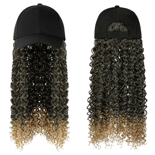 Complemento de Moda Natural con Gorro y Peluca para Mujer - Image 2