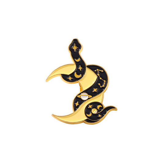 Broche Serpiente Adorable en Aleación con Efecto Goteo para Parejas - Image 2