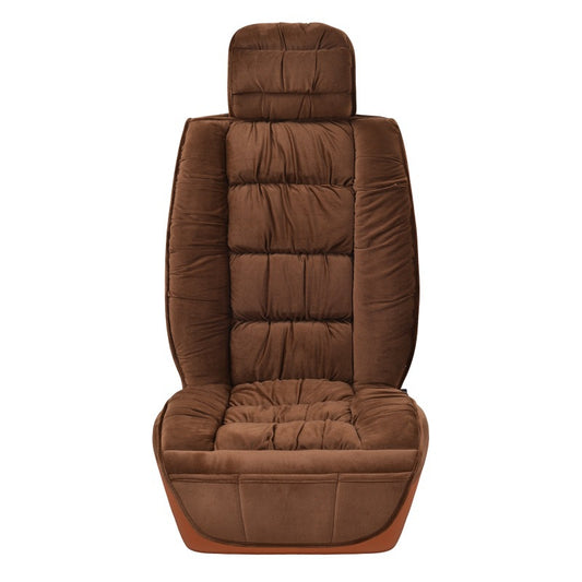Funda de Asiento de Auto Peluche Corto Invierno - Cobertura Completa - Image 2