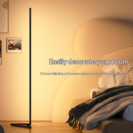 Lámpara de Piso Ambiental RGB con Bluetooth para Dormitorio - Image 2