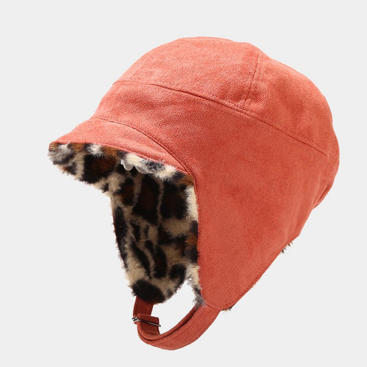 Gorro Térmico Estampado Leopardo con Protección Auditiva para Ciclismo - Image 2