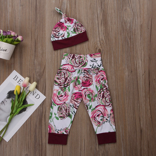 Conjunto de 3 Piezas de Algodón Estampado con Letras para Niños Pequeños - Image 2