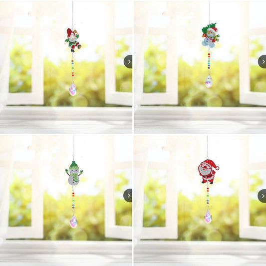 Campana de Viento Diamante con Mariposas y Libélulas para Ventana - Image 2