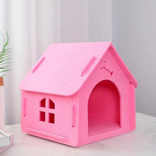 Cama Felpa para Gatos Cuatro Estaciones Desmontable y Lavable - Image 2