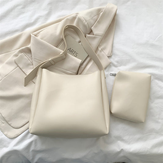 Bolsa Tote Combinada de Hombro para Mujer - Espaciosa y Versátil - Image 2
