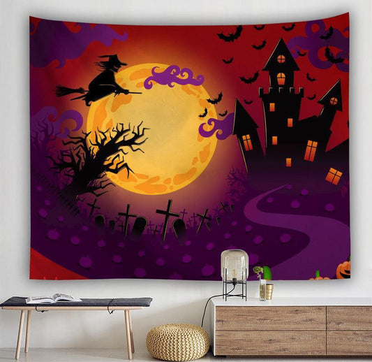 Tapiz de Halloween Carmesí - Image 2