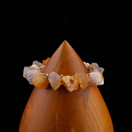 Pulsera Reiki para Mujer con Cuarzo Rosa y Citrina - Image 2