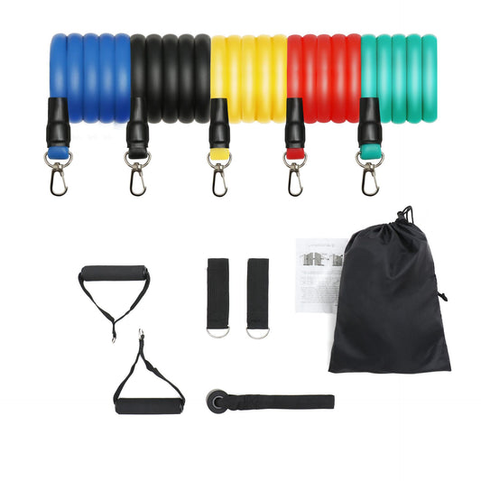 Set de 11 Piezas de Bandas Elásticas de Látex TPE para Fitness en Casa - Image 2