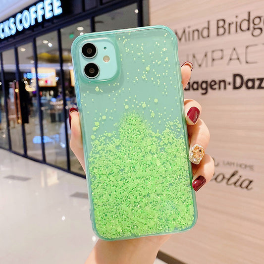Funda Degradado Glitter Cielo Estrellado - Carcasa Flexible Epoxi - Image 2