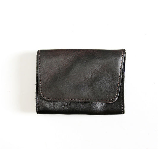Billetera Corta de Cuero Vacuno Estilo Retro para Hombre - Image 2