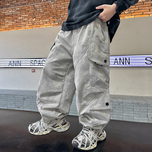 Pantalones Cargo Primavera para Niños - Diseño Moderno y Versátil - Image 2